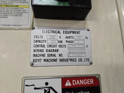 Koyo KL-600 Rough Surface Grinding Machine