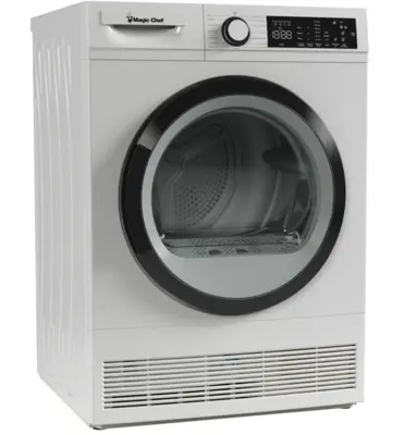 Magic Chef 4.0 CU. FT. VENTLESS, CONDENSING FRONT LOAD STACKABLE ELECTRIC DRYER, 24 IN. IN WHITE