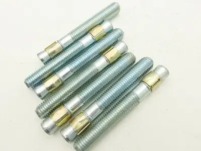 Fastenal 11562841 Wedge Anchor Concrete 3/4" x 5-1/2" Zink Plated Lot of 13