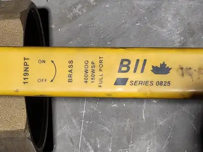 4", 400 WOG, 150 WSP, Ball Valve 119NPT