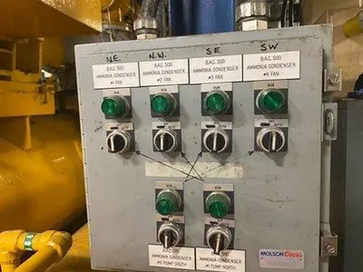 Frick 450 Hp Ammonia Compressor