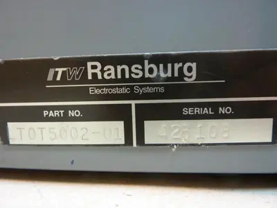 USED ITW RANSBURG T0T5002-01