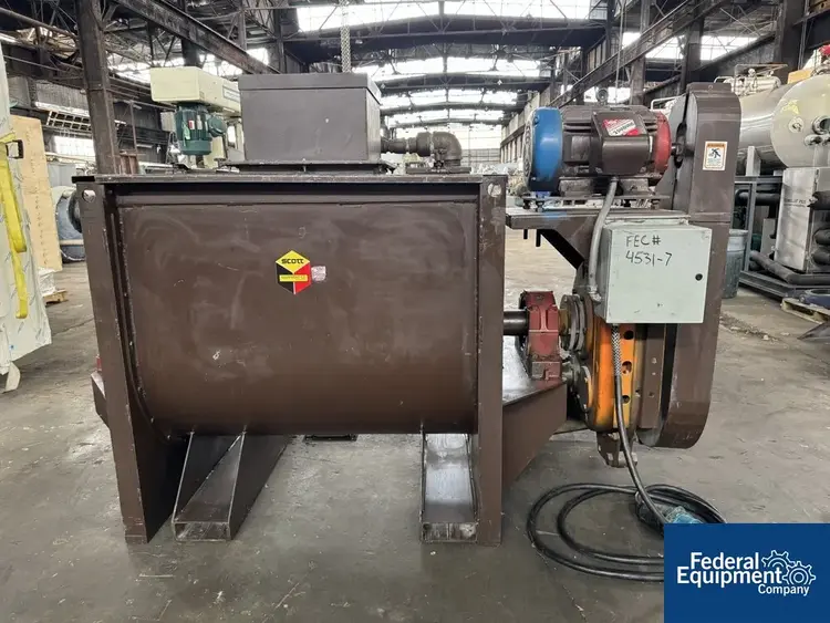Used Scott Equipment 28 Cu Ft Scott Equipment Ribbon Blender, S/S, Model SPRM-364 Ribbon Blenders Ohio US | Federal Equipment Company #127353