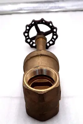 CRANE CAT. 431 BRONZE 2 1/2" RISING STEM VALVE. 150 S, 300 CWP #L-818