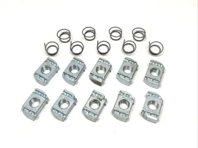 New | in-Stock Unistrut 1/2" Channel Nut w/ Spring LOT OF 10 Misc Fasteners Michigan US | Maverick Industrial Sales #1518241