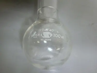 USED KIMAX 25285 24/40 100ML LABORATORY GLASSWARE