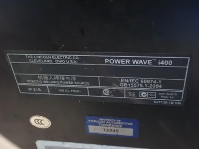 USED LINCOLN ELECTRIC POWERWAVE I400