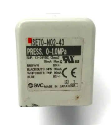 Used SMC Class 2 Digital Pressure Control Switch Pressure Switches Michigan US | Maverick Industrial Sales #1487195