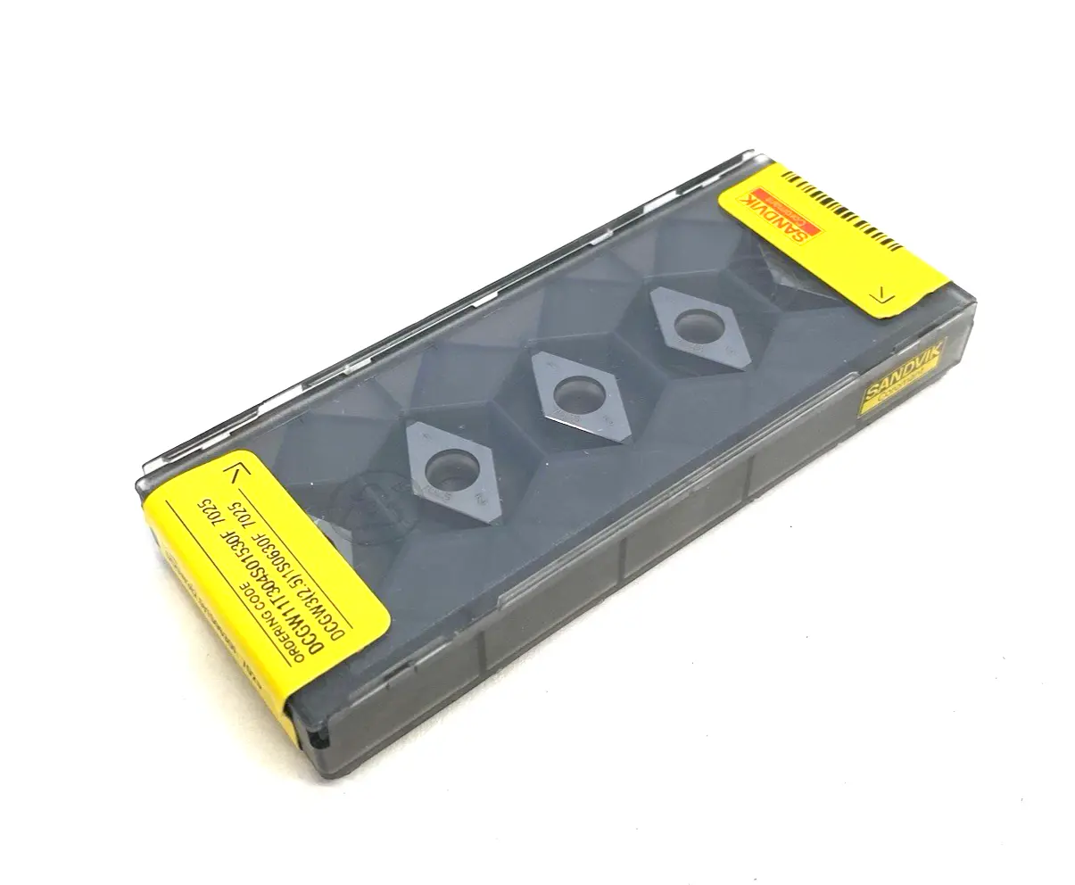 NEW SANDVIK COROMANT COROTURN® 107 TURNING INSERT DCGW3(2.5)1S0630F 7025