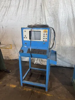196 TON X 18” WIDTH X 1” FRANKLIN MODEL #B5196-20 AUTOMATIC HYDRAULIC SHEAR & PUNCH MACHINE: STOCK #23392