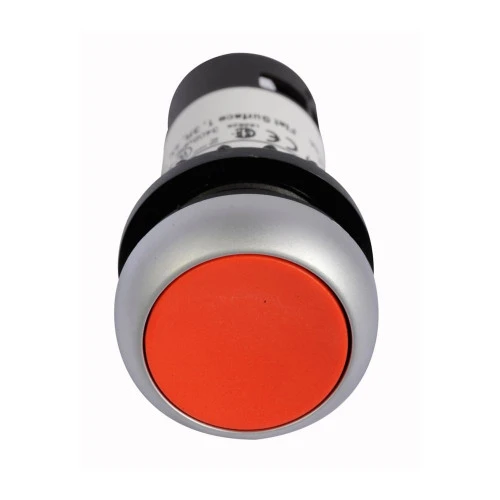 Eaton C22-D-R-K01 2.5 mm RQM Compact Pushbutton, Red, Plastic Actuator [New]