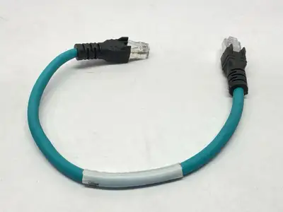 RJ45S RJ45S 441-0.3M | Turck  Industrial Ethernet Cable 0.3m U-03681 - Used