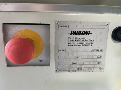 1998 PAOLONI P260 WOODWORKING | Wheeler Machinery Sales (3)