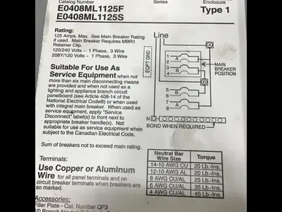 USED SIEMENS E0408ML1125F
