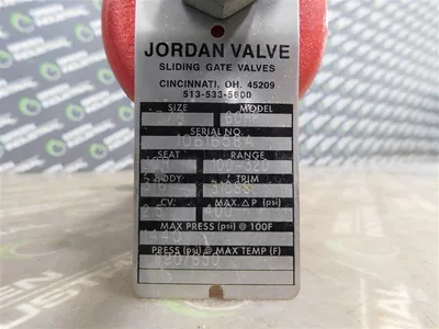 USED JORDAN VALVES 60HP