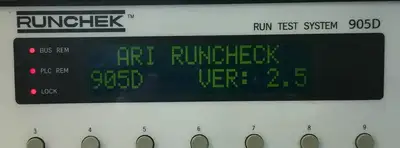 Associated Research RUNCHEK 905D Controller 2D