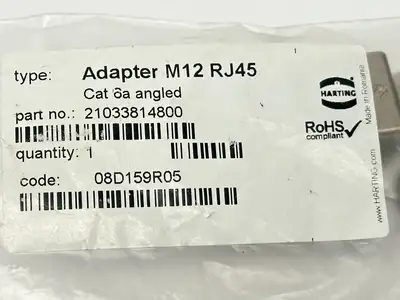 New | in-Stock HARTING 21 03 381 4800 Connector Accessories Michigan US | Maverick Industrial Sales #1489892
