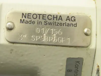 Neotecha AG SP1BP1GF1 NeoSeal Lined Butterfly Valve 3" Lug Style DN80 PN10