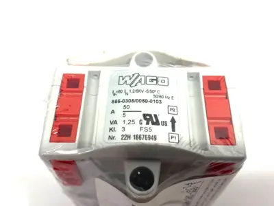 New | in-Stock Wago Plug In Current Transformer 50 A / 5 A 855-0305/0050-0103 Power Feeders Michigan US | Maverick Industrial Sales #1402353