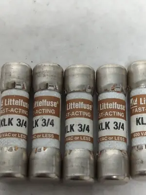 New | in-Stock LITTELFUSE KLK 3/4 Miscellaneous Equipment (Electrical & Power) | Surplus Asset Holdings #1191848