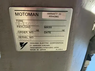 Used 2009 YASKAWA / MOTOMAN YRES0165DA00 Robots Ohio US | HGR 24 #1441609