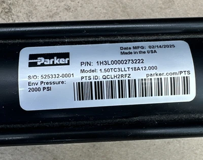New | in-Stock Parker 1H3L0000273222 Cylinders Indiana US | J&J Industrial Supply #1244266