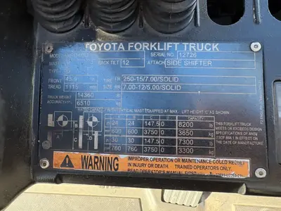 Used 2018 TOYOTA 8FD40U Misc Forklifts Texas US | 4K Lift Co #1503047