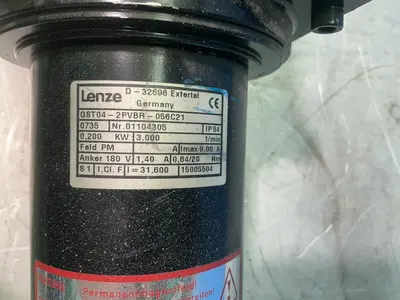 Used LENZE GST042PVBR056C21 Motors (misc) Ohio US | HGR 24 #1704931