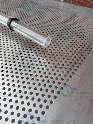 USED CHEMGLASS IMPELLERS W/ GLASS STIRRER SHAFT 30MM , FOR 100 L CHEMGLASS REACTOR 60"