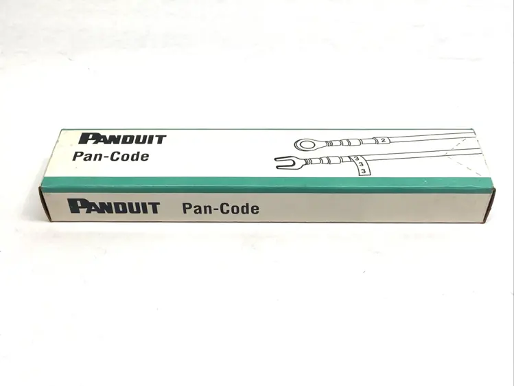 New | in-Stock Panduit Pan-Code Wire Marker Cards BOX OF 13 CARDS Blank Label Michigan US | Maverick Industrial Sales #1392504