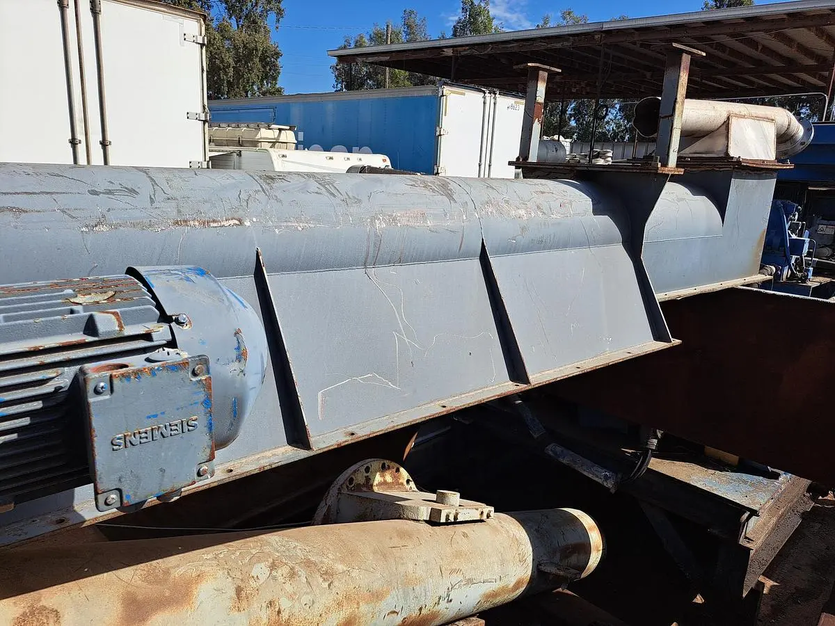 Conveyor, Screw, 18" Dia x 16' L, Stainless Steel, 5 HP Drive, #5991641