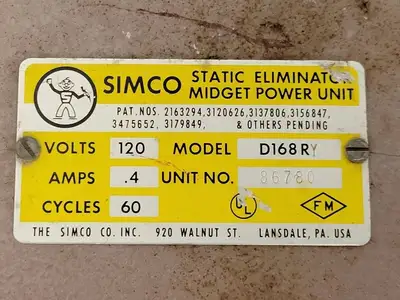 USED SIMCO D168RY