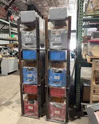 SDLANCH 10,000 Pound Two-Post Lift Car Hoist (IRTPL) - red