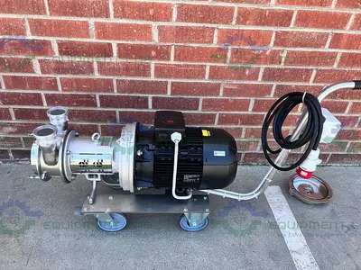 NEW GEA GEA HILGE SIPLA 52.1 SELF-PRIMING HYGIENIC CENTRIFUGAL PUMP 140 GPM 15HP MOTOR