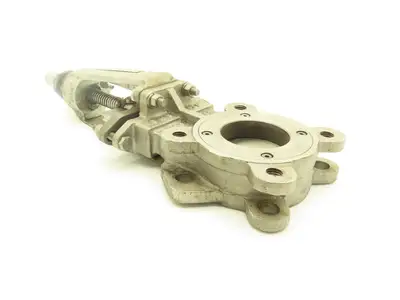 FNW 2000BT Stainless Knife Gate Valve V-Port Rising Stem Metal Seat 3"