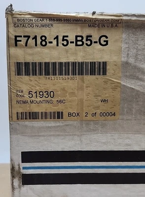 NEW Boston Gear F718-15-B5-G