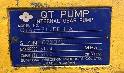 USED QT PUMP MLA 6186A