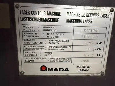 Used 1995 AMADA LC1212A2 Laser Cutters California US | Heavy Wall Consulting #1547775