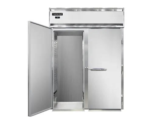 Continental D2RINSA 68" Two Section Roll In Refrigerator, (2) Left/right Hinge Solid Doors, 115v