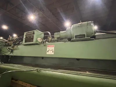 14' X 3/8" CINCINNATI MODEL 375-HS HYDRAULIC SHEAR WITH BACK GAUGE; FLOOR STANDING, NEW 1998: YOBRO #24238