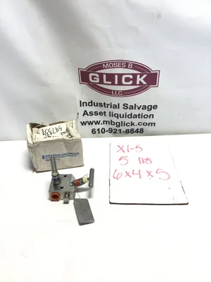 Agco M25BVIS-4 Block & Bleed Gauge Valve 1/2″ NPT 276/413 Bar 260/93°C