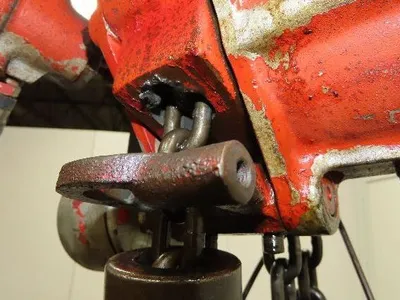 Chicago Pneumatic 1/4 Ton 500Lb Power Vane Air Chain Hoist 9' 3" Lift w/Pendant