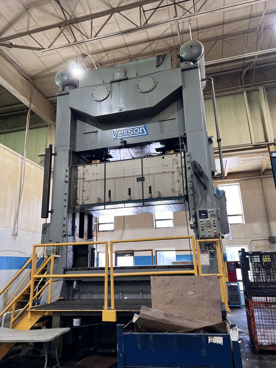 Used 1967 VERSON S2-600-108-60T Straight Side Presses Michigan US | Universal Press & Machinery (UPM) #5272