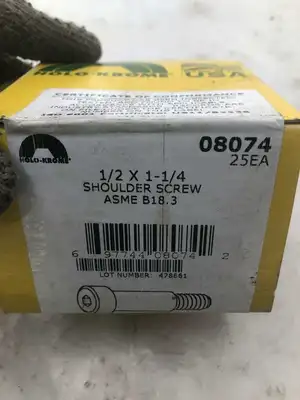 Holo-Krome 08074 1/2″ X 1-1/4″ Steel Socket Shoulder Screw -NIB of 25