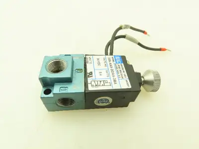 Mac 35A-AAA-DDAA-3BA Pneumatic Air Solenoid Valve 24VDC 3 Way NC 120PSI 1/8" NPT
