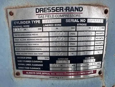 USED DRESSER RAND HOS