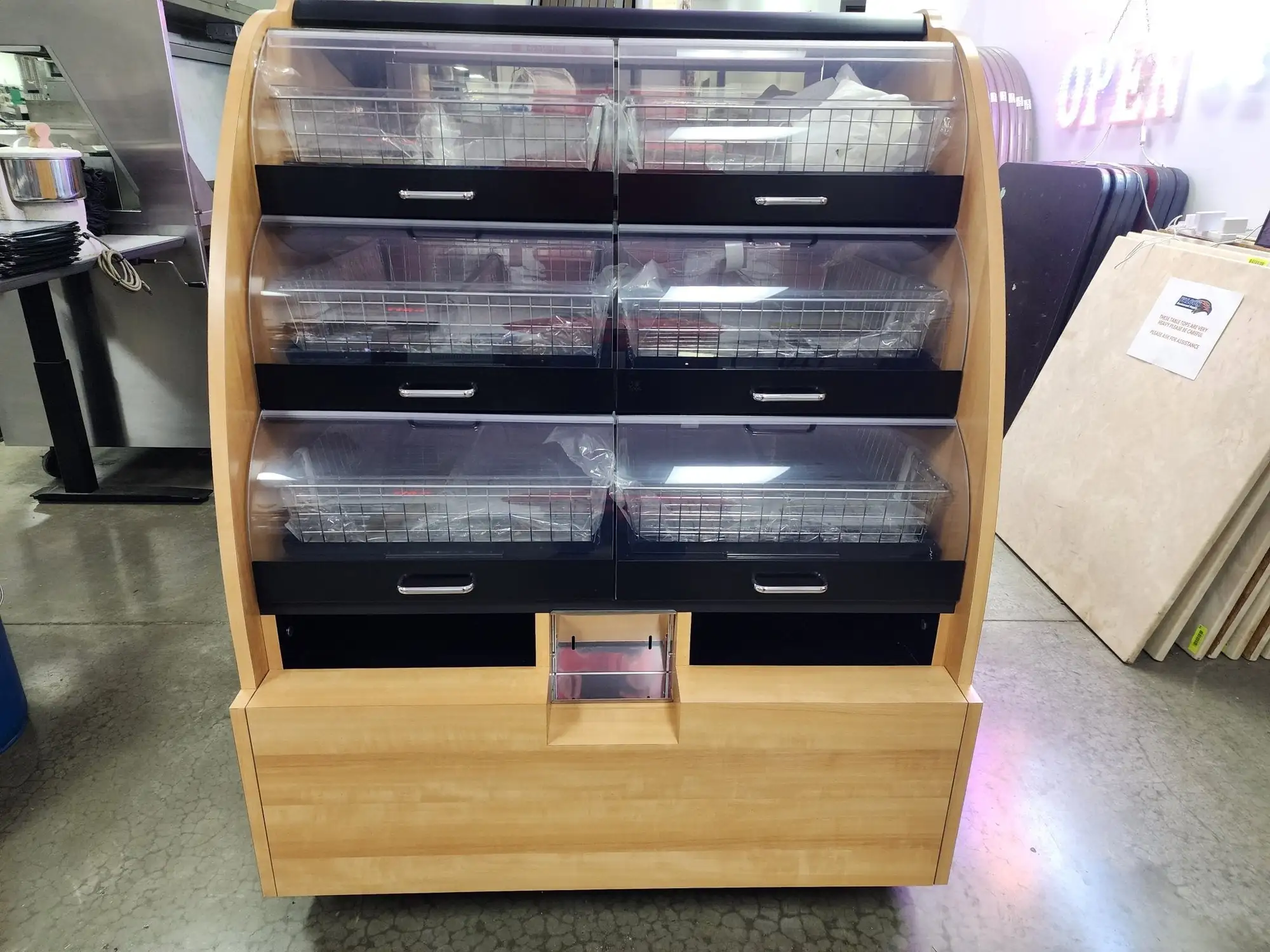 New | in-Stock Structural New Structural Encore HVB38SS Bakery Doughnut Display Case Merchandiser - 120V Food Displays Illinois US | Falcon Restaurant Supply #1376535