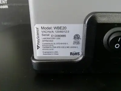VWR WBE20 20L Water Bath w/ Digital Temperature Process Controller FULLY TESTED