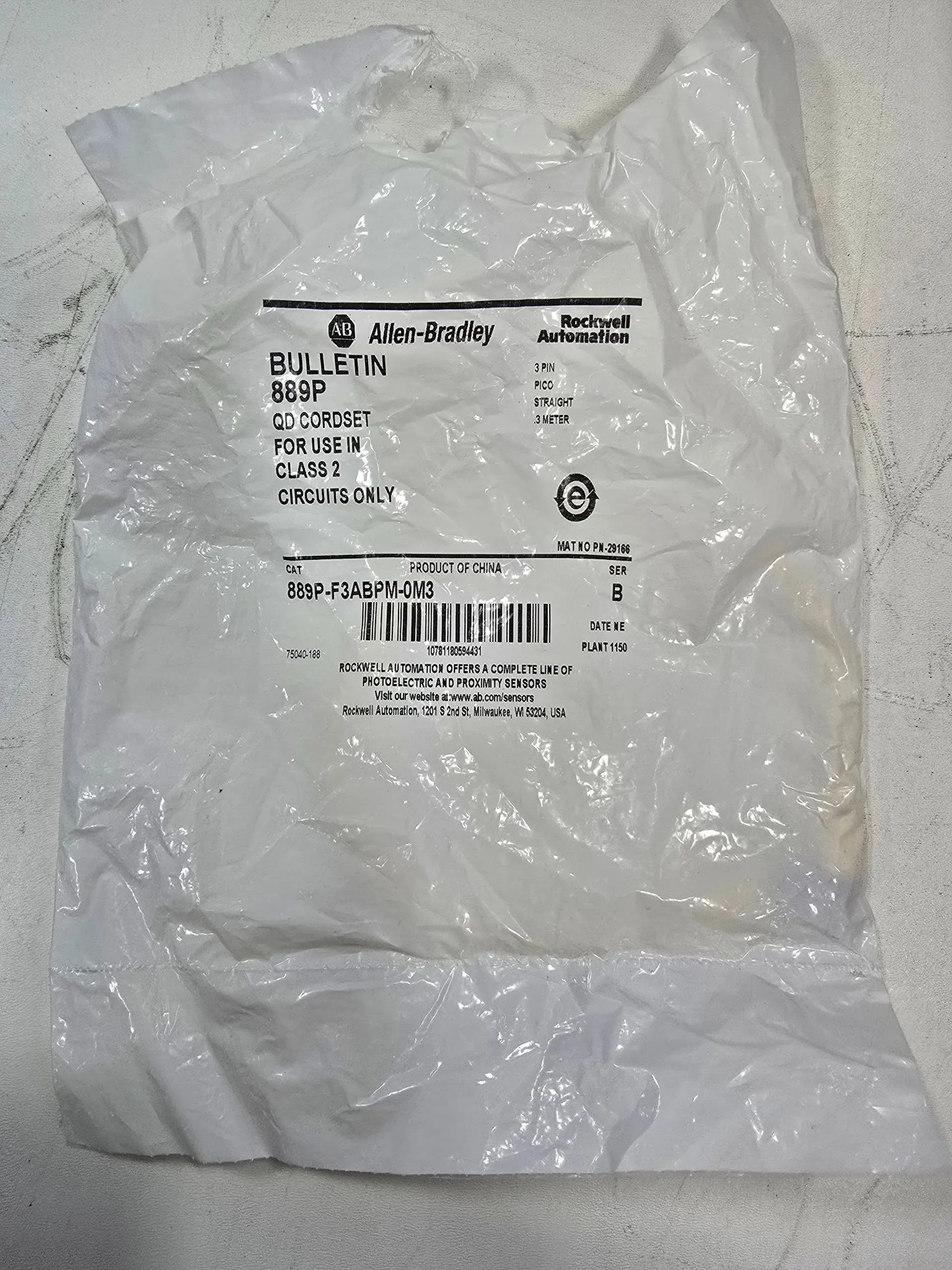 NEW ALLEN BRADLEY 889P-F3ABPM-0M3