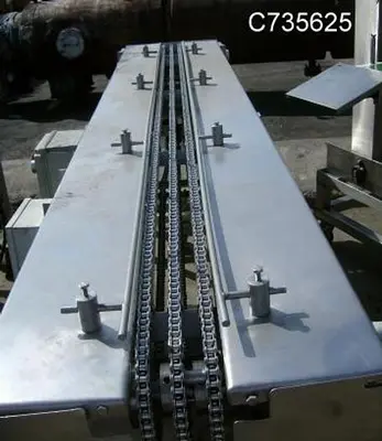 Conveyor, Chainbelt, 3.5" x 7'10", S/st, Pacific Conv #C735625